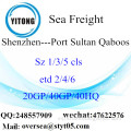 Flete mar del puerto de Shenzhen a Port Sultan Qaboos